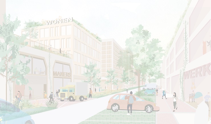 35 procent sociale huur in Euterpepark