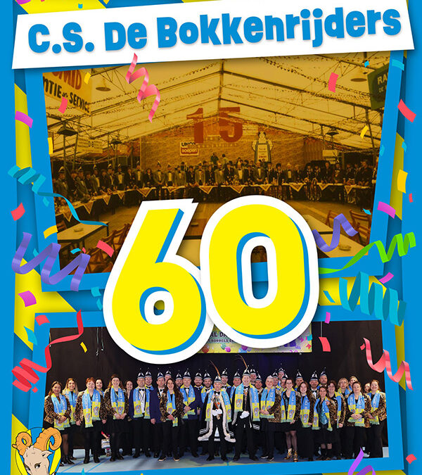 CS de Bokkenrijders bestaat 60 jaar! 🥳
