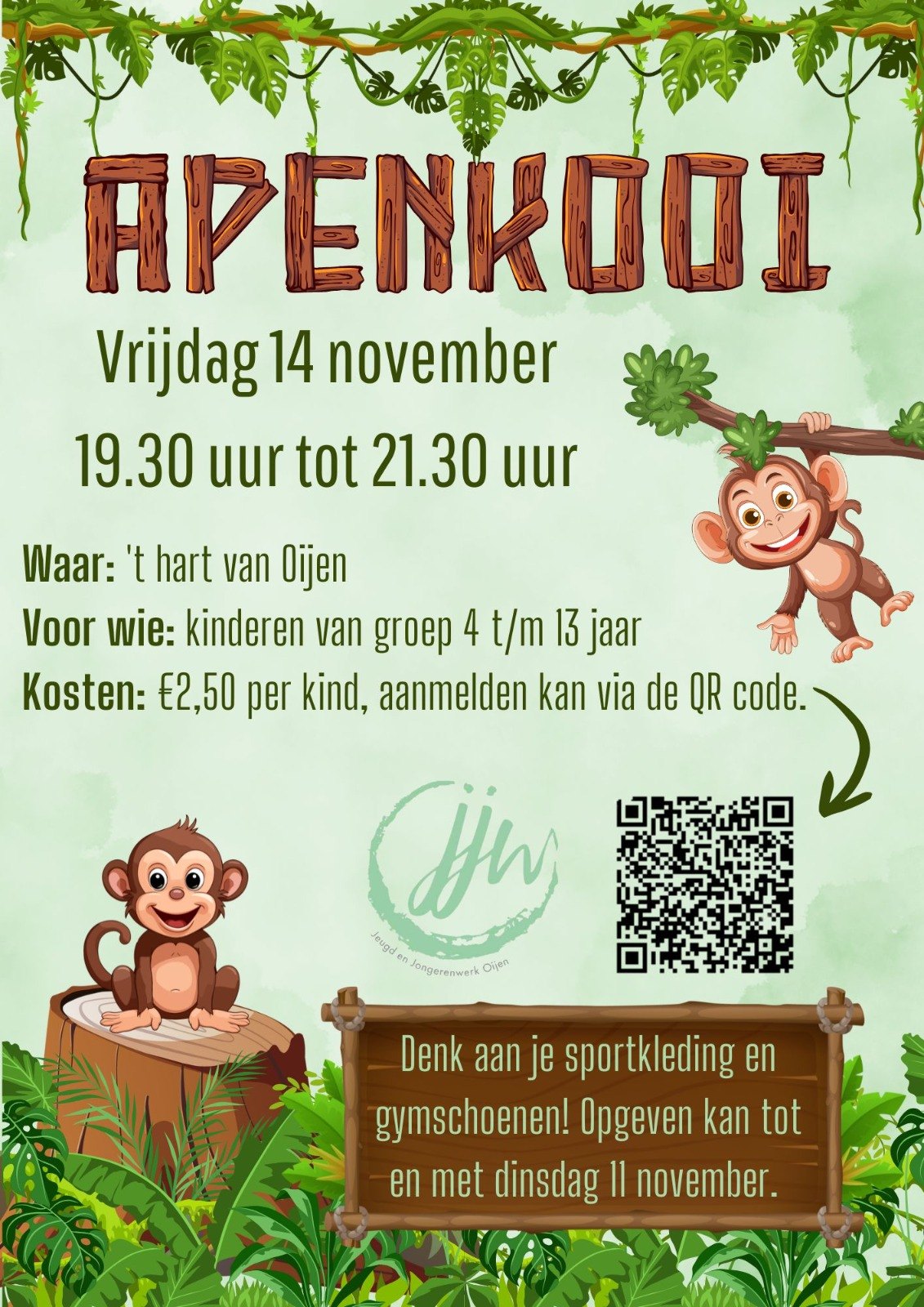 Vrijdag 14 november 2025 - Apenkooi in Oijen