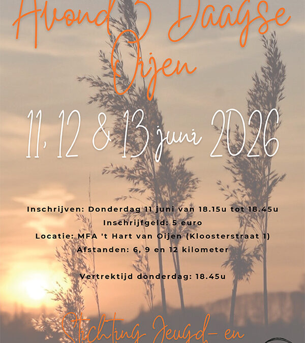 Avond drie daagse Oijen 2026