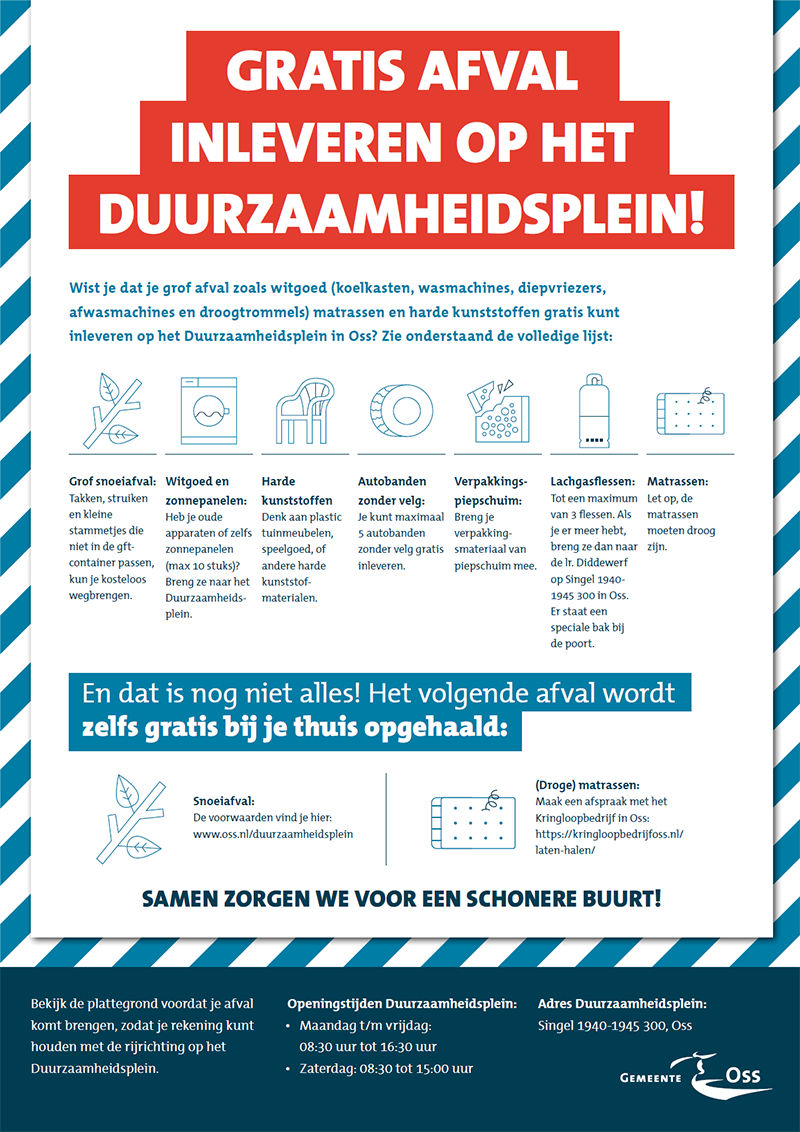 GemeenteOss - gratis afval inleveren