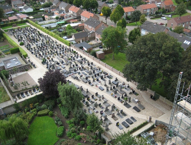 Kerkhof Lith, foto Archief Heemkundekring Maasdorpen Lith, Tonnie van Amstel