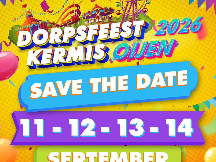 Kermis Oijen 2026 – Save the Date