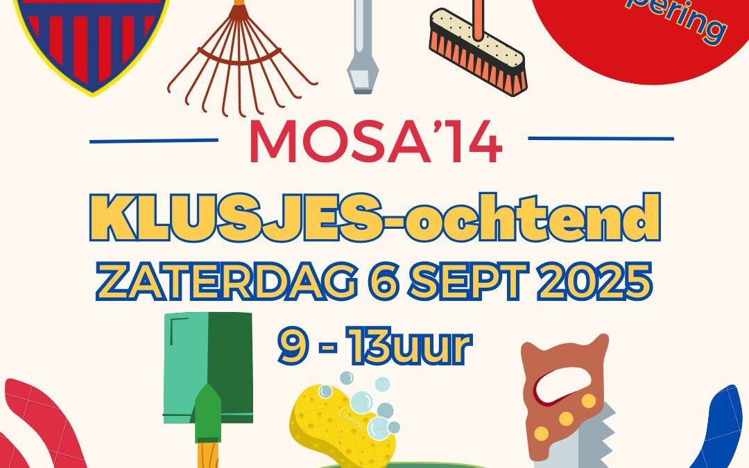 Klusjesochtend bij MOSA’14