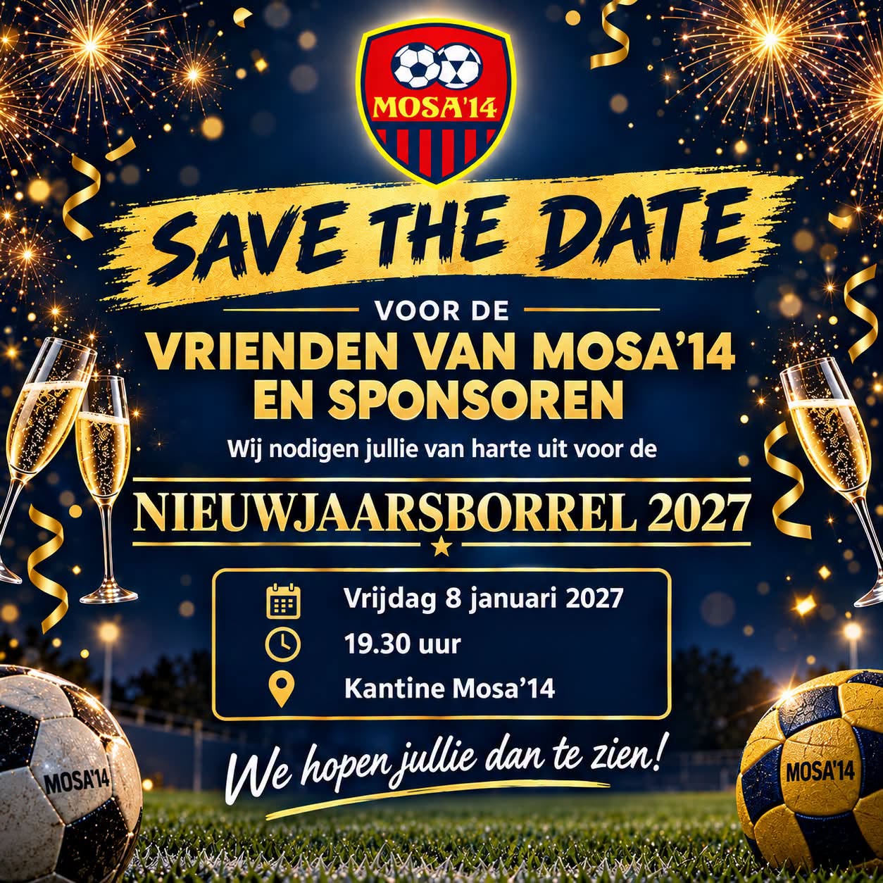 MOSA14 – Nieuwjaarsborrel 2027