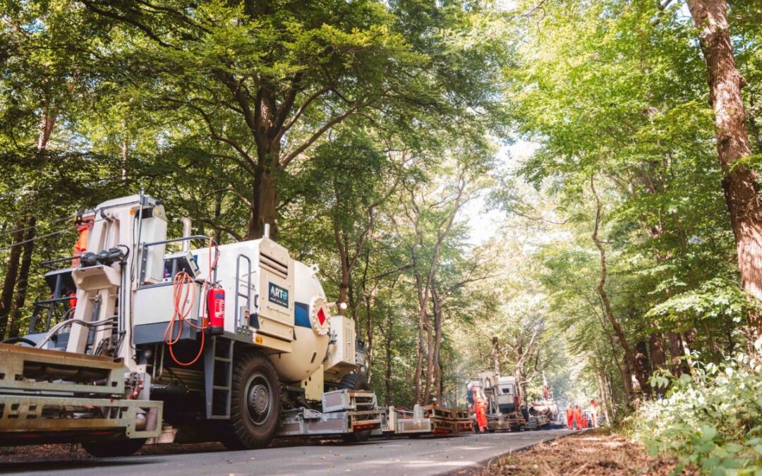 Oss kiest voor duurzaam wegdekonderhoud met de Asphalt Recycling Train