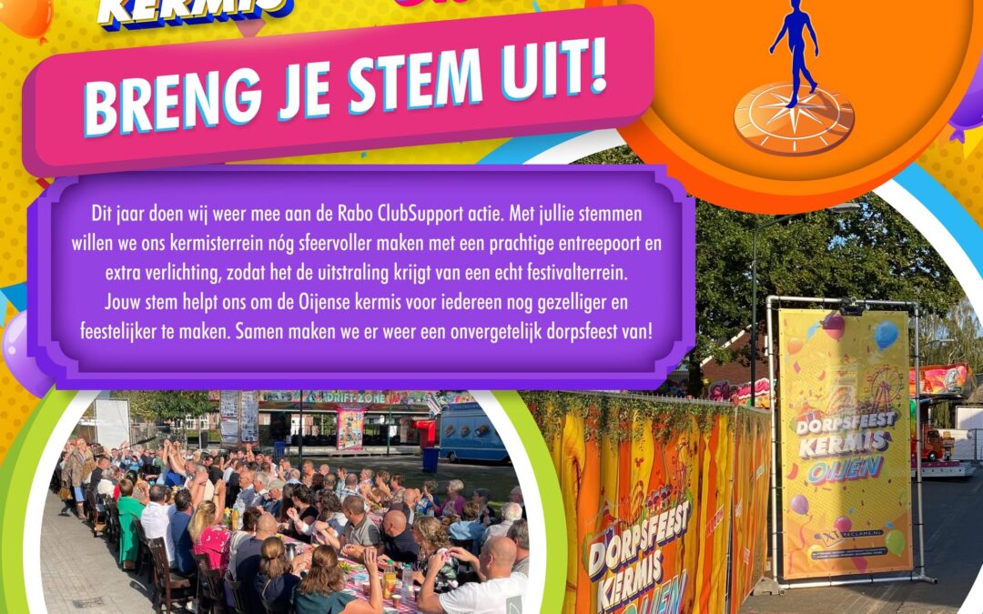 Dorpsfeest Kermis Oijen Rabo Clubsupport