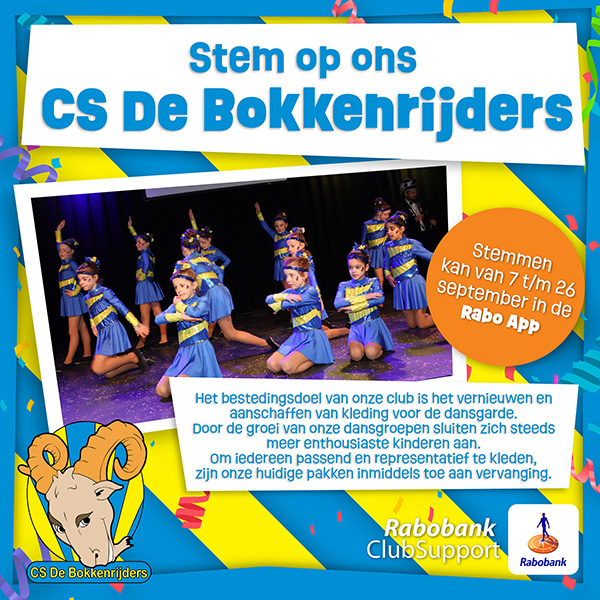 Heb je al gestemd voor Rabo Clubsupport?