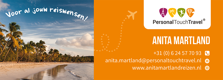 Anita Martland, voor al je reiswensen