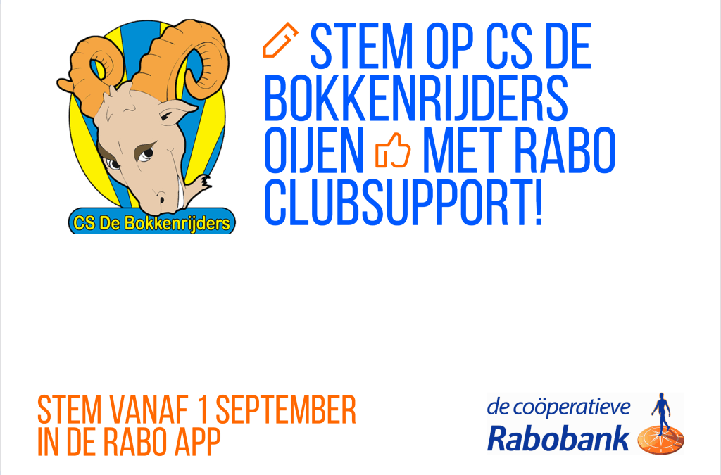Stem op CS de bokkenrijders Oijen – met Rabo clubsupport 2025