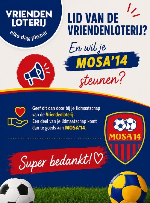 Wil jij MOSA’14 steunen?