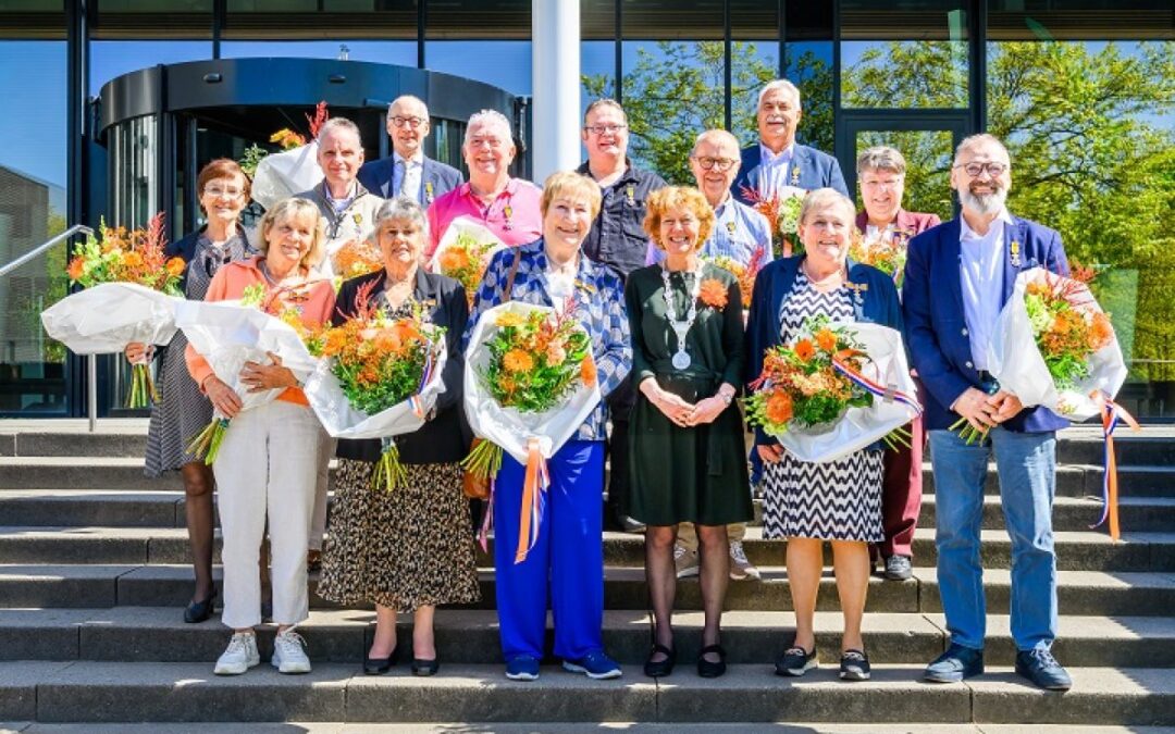 13 inwoners uit de gemeente Oss ontvangen Koninklijke Onderscheiding